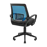 Крісло Richman Стар Пластик Піастра Сітка чорна + синя, фото 4