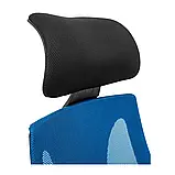 Крісло Richman Профі Пластик Піастра Сітка чорна + синя, фото 9