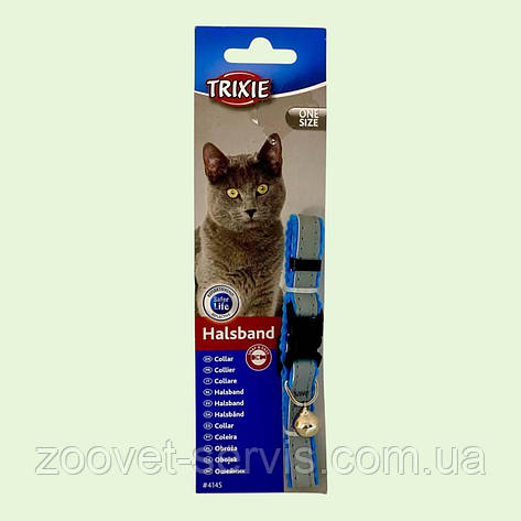 Світловідбивний нейлоговий нашийник для котів з брязкальцем Trixie Safer Life Reflective (4145), фото 1