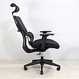 Крісло Richman Баланс Про Пластик Synchro Сітка Чорна, фото 6