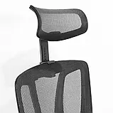 Крісло Richman Баланс Про Пластик Synchro Сітка Чорна, фото 8