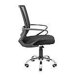 Крісло Richman Робін Хром Піастра Сітка чорна, фото 3