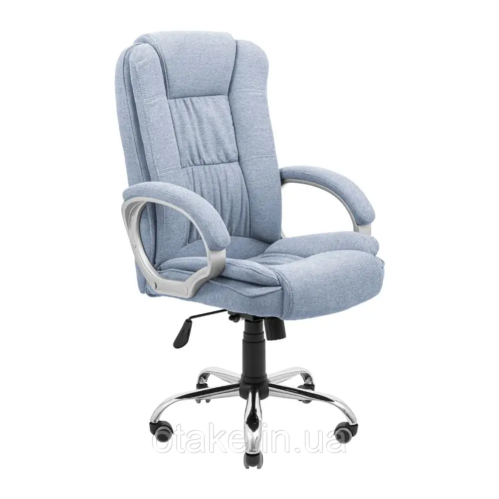 Крісло Richman Каліфорнія Ю Хром П2 M-2 (Anyfix) Меджик Грей Блу, фото 1