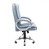 Крісло Richman Каліфорнія Ю Хром П2 M-2 (Anyfix) Меджик Грей Блу, фото 3