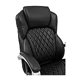 Крісло Richman Преміо Пластик Річ Synchro Шкіра Спліт Чорна, фото 6