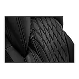 Крісло Richman Преміо Пластик Річ Synchro Шкіра Спліт Чорна, фото 7