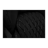 Крісло Richman Преміо Пластик Річ Synchro Шкіра Спліт Чорна, фото 8