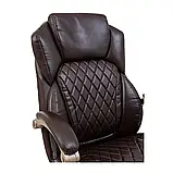 Крісло Richman Преміо Пластик Річ Synchro Шкіра Спліт Темно-коричнева, фото 6
