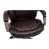 Крісло Richman Преміо Пластик Річ Synchro Шкіра Спліт Темно-коричнева, фото 10