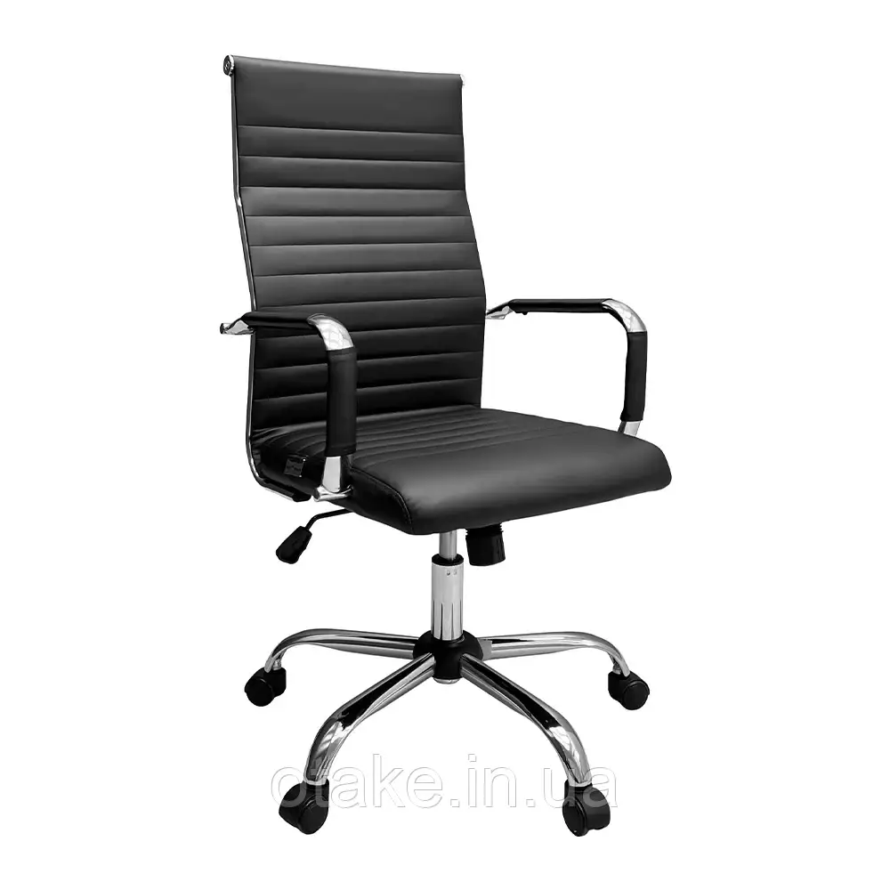 Крісло Richman Балі Люкс Хром M-1 (Tilt) Чорний, фото 1