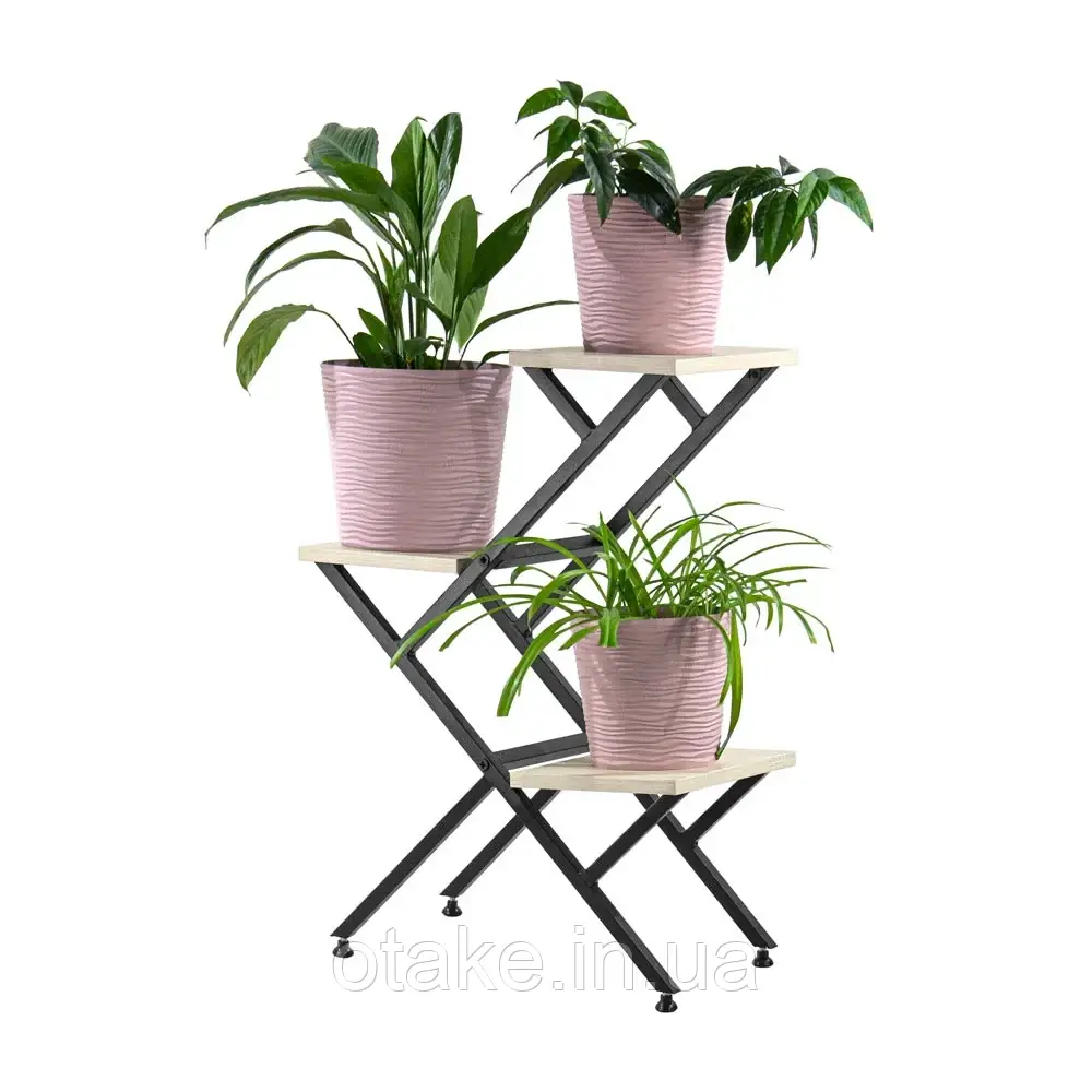 Підставка для квітів Richman Течія – 3 полички, фото 1