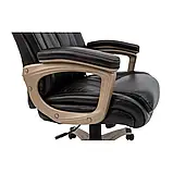 Крісло Richman Магнат Пластик Річ M-2 (Anyfix) Шкіра Спліт Темно-коричнева, фото 7