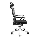 Крісло Richman Солана Хром M-1 (Tilt) Сітка Сіра, фото 3