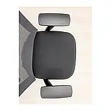 Крісло Richman Декарт Хром Synсhro Сітка Чорна, фото 10