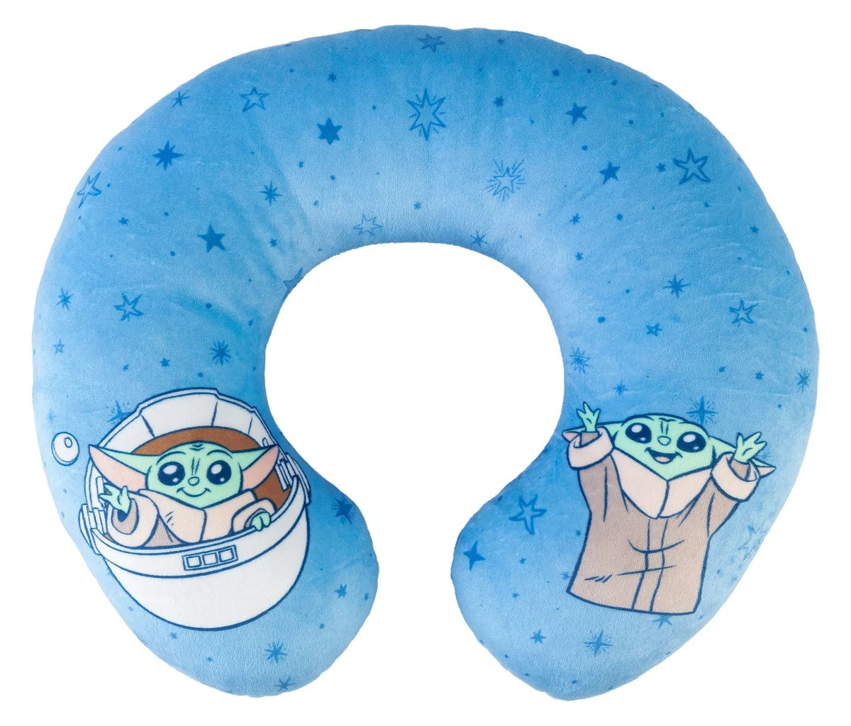 Дитяча дорожня подушка для подорожей Майстер Йода Зіркові війни STAR WARS, фото 1