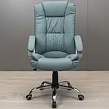 Крісло Richman Каліфорнія Ю Хром П2 M-1 (Tilt) Зеус ДеЛюкс Скай, фото 2