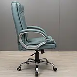 Крісло Richman Каліфорнія Ю Хром П2 M-1 (Tilt) Зеус ДеЛюкс Скай, фото 3