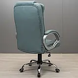 Крісло Richman Каліфорнія Ю Хром П2 M-1 (Tilt) Зеус ДеЛюкс Скай, фото 4