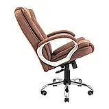 Крісло Richman Каліфорнія Ю Хром П2 M-2 (Anyfix) Мустанг Кофе, фото 5