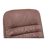 Крісло Richman Ліон Ю Хром П5 M-2 (Anyfix) Мустанг Кофе, фото 5