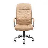 Крісло Richman Ліон Ю Хром П5 M-1 (Tilt) Амелі Беж, фото 2