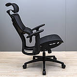 Крісло Richman Ерготекс Пластик Synchro Сітка Чорна, фото 4