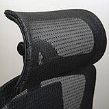 Крісло Richman Ерготекс Пластик Synchro Сітка Чорна, фото 5