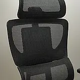 Крісло Richman Ерготекс Пластик Synchro Сітка Чорна, фото 6