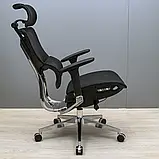 Крісло Richman Ерготекс Алюм Synchro Сітка Чорна, фото 4