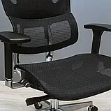 Крісло Richman Ерготекс Алюм Synchro Сітка Чорна, фото 7