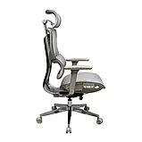 Крісло Richman Ерготекс Алюм Synchro Сітка Сіра, фото 3