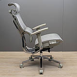 Крісло Richman Ерготекс Алюм Synchro Сітка Сіра, фото 4