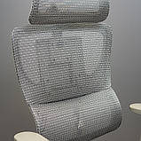 Крісло Richman Ерготекс Алюм Synchro Сітка Сіра, фото 7