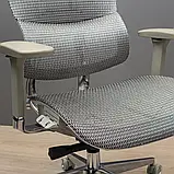Крісло Richman Ерготекс Алюм Synchro Сітка Сіра, фото 8