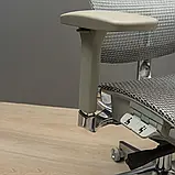 Крісло Richman Ерготекс Алюм Synchro Сітка Сіра, фото 9