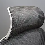 Крісло Richman Ергостар Хром Synchro Сітка Сіра, фото 6