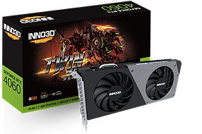 Відеокарта GeForce RTX 4060 8GB Inno3D Twin X2 (N40602-08D6-173061N)