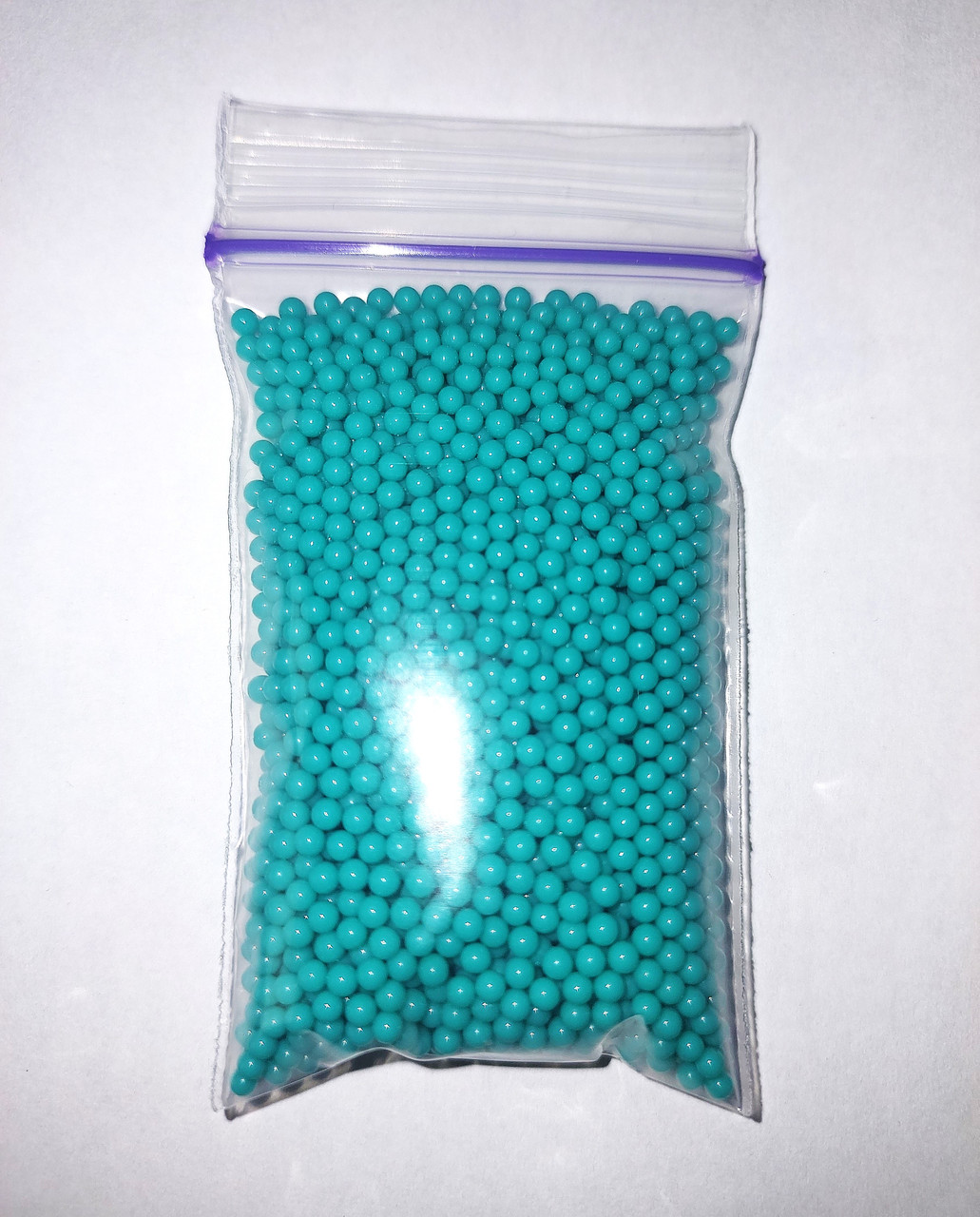 Кулі гелеві, орбіз діаметр 7-8мм, колір Tiffany Blue, 2000 кульок., фото 1