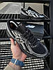 Чоловічі кросівки New Balance 740 Black Silver NB чорні НБ весна літо, фото 5