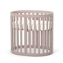 Ліжечко-колиска з дерева для немовлят 70х90 Рим Верес капучино