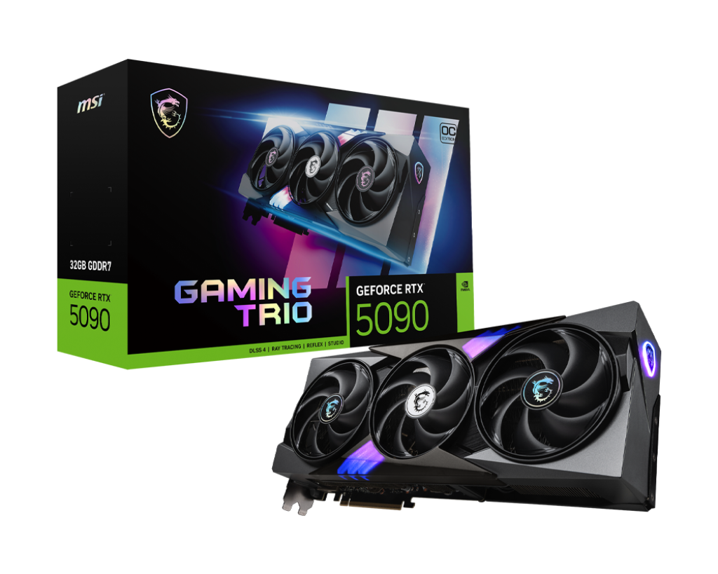 Відеокарта GeForce RTX 5090 32GB MSI Gaming Trio OC (RTX 5090 32G GAMING TRIO OC)