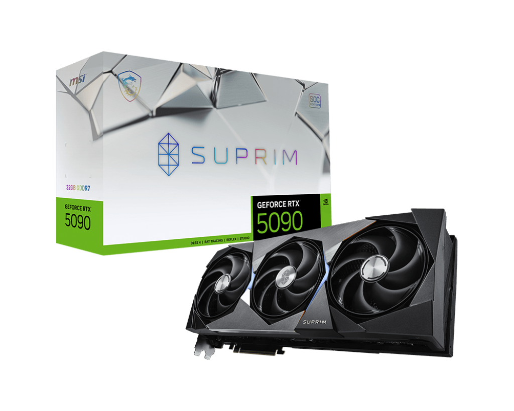 Відеокарта GeForce RTX 5090 32GB MSI Suprim SOC (RTX 5090 32G SUPRIM SOC)