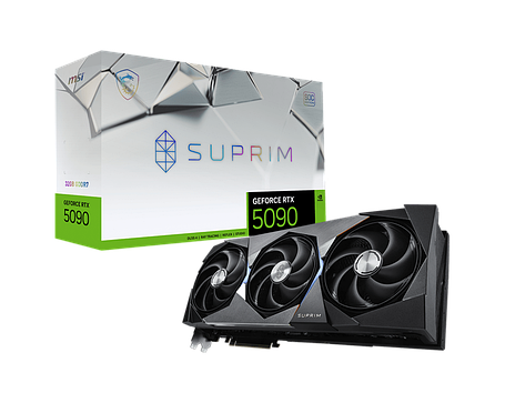 Відеокарта GeForce RTX 5090 32GB MSI Suprim SOC (RTX 5090 32G SUPRIM SOC), фото 1