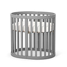 Ліжечко-колиска з дерева для немовлят 70х90 Рим Верес графіт