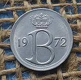 25 сантимiв 1972 року. Бельгiя, фото 2