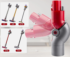 Нижній кутовий адаптер для пилососів Dyson V7, V8, V10, V11 Quick Release Low Reach Adaptor 970790-01