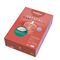 Свічки чайні crystal maxi lights 8 годин 12 шт (p40-8-12Б)