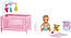 Лялька Барбі Скіппер Няня з малюком Солодкі сни Barbie Skipper Babysitters Inc. Crib with Baby Doll HJY33, фото 3