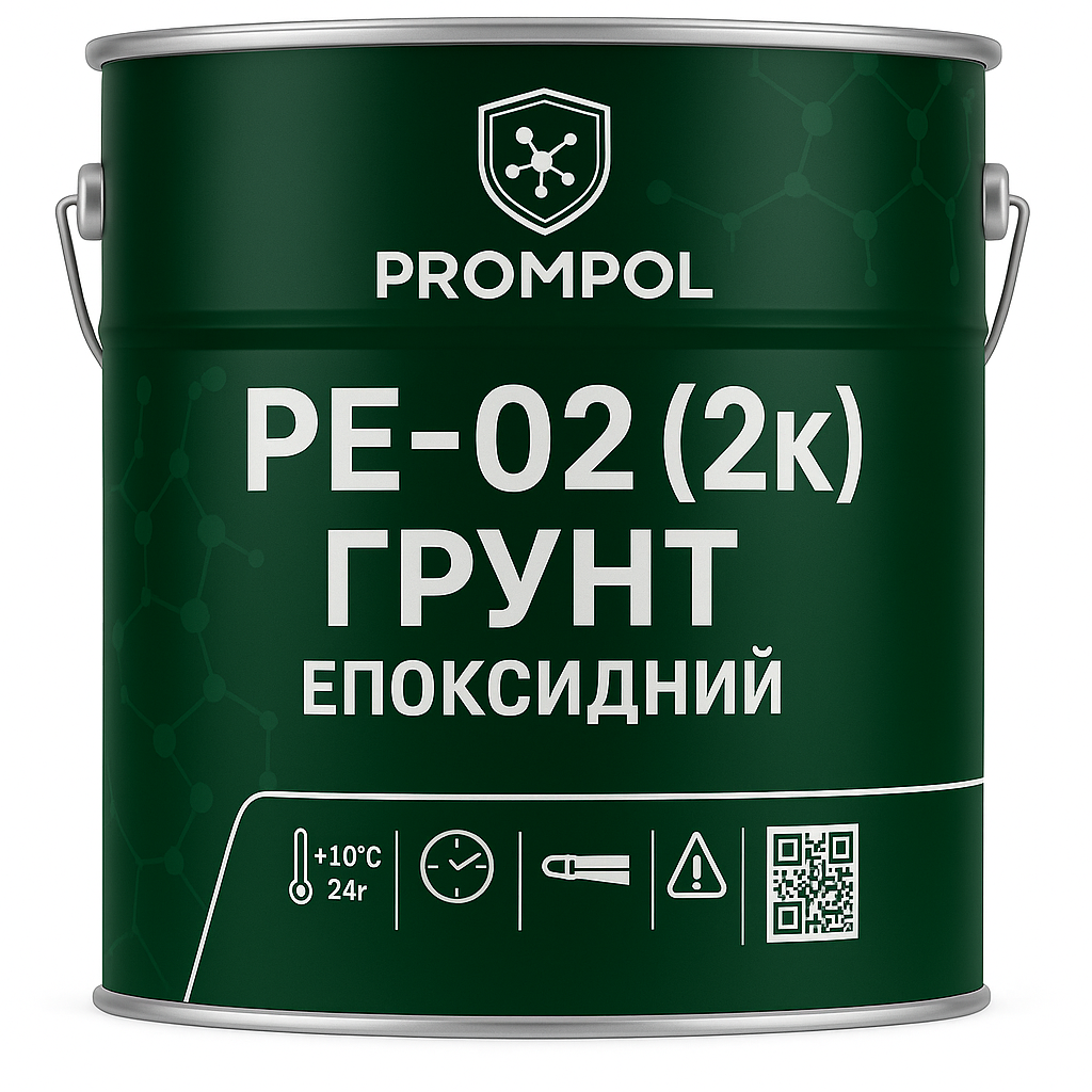 PROMPOL PE-02 (2К) Грунт епоксидний на водній основі, фото 1
