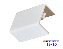 З`єднувач прямий 15x10 мм для короба